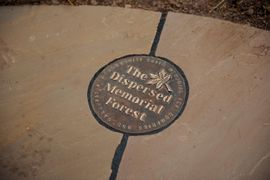 The Dispersed Memorial Forest at Bell Crecent Park, Sanquhar, Scotland.