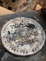 Fabricating the markers for Remembering Together, Dumfries & Galloway, Phase 2.