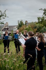 Image from the launch of The Dispersed Memorial Forest at the Galloway Community Hospital, on Saturday, 29 June, 2024.