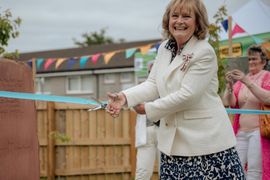 Image from the launch of The Dispersed Memorial Forest at the Galloway Community Hospital, on Saturday, 29 June, 2024.