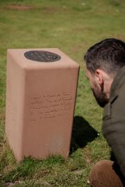 The Dispersed Memorial Forest in The Crichton & NHS Mountainhall, Dumfries, Scotland.