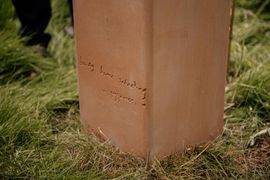 Image from the launch of The Dispersed Memorial Forest in The Crichton & NHS Mountainhall, Dumfries, Scotland, on Saturday, 8 June, 2024.