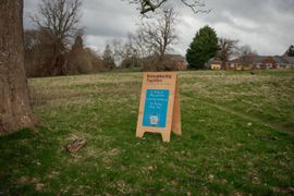 Image from the planting of The Dispersed Memorial Forest in The Crichton & NHS Mountainhall, Dumfries, Scotland.