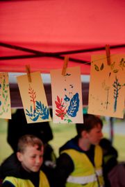 Image from the launch of The Dispersed Memorial Forest at Bell Crecent Park, Sanquhar, on Friday, 14 June, 2024.
