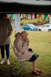 Image from the launch of The Dispersed Memorial Forest at Bell Crecent Park, Sanquhar, on Friday, 14 June, 2024.
