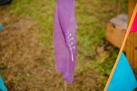 Image from the launch of The Dispersed Memorial Forest at Bell Crecent Park, Sanquhar, on Friday, 14 June, 2024.