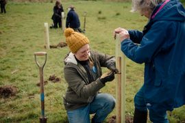 Image from the Phase 2 of Remembering Together, The Dispersed Memorial Forest, Dumfries & Galloway, Scotland.