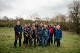 Image from the launch of The Dispersed Memorial Forest at NTS Threave Nature Reserve, Castle Douglas, on Thursday, 27 June, 2024.