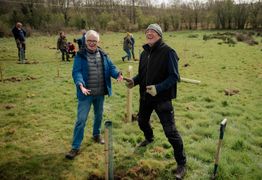 Image from the launch of The Dispersed Memorial Forest at NTS Threave Nature Reserve, Castle Douglas, on Thursday, 27 June, 2024.