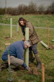 Image from the launch of The Dispersed Memorial Forest at NTS Threave Nature Reserve, Castle Douglas, on Thursday, 27 June, 2024.