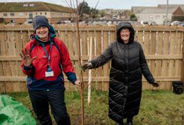 Image from the launch of The Dispersed Memorial Forest at the Galloway Community Hospital, on Saturday, 29 June, 2024.