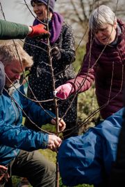 Image from the launch of The Dispersed Memorial Forest at the Galloway Community Hospital, on Saturday, 29 June, 2024.