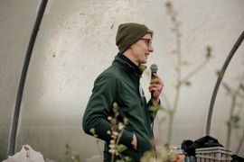 Image from the launch of The Dispersed Memorial Forest at the Galloway Community Hospital, on Saturday, 29 June, 2024.