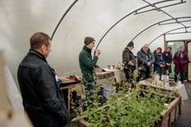 Image from the launch of The Dispersed Memorial Forest at the Galloway Community Hospital, on Saturday, 29 June, 2024.