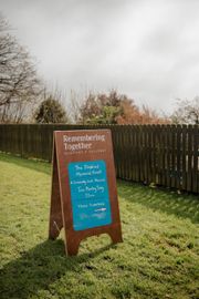 Image from the launch of The Dispersed Memorial Forest at the Galloway Community Hospital, on Saturday, 29 June, 2024.