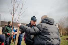 Image from the launch of The Dispersed Memorial Forest at the Galloway Community Hospital, on Saturday, 29 June, 2024.